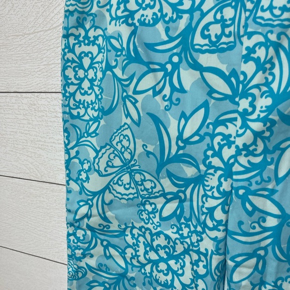 NWT Lilly Pulitzer Blue Cropped Pants Size 6 - Picture 6 of 10